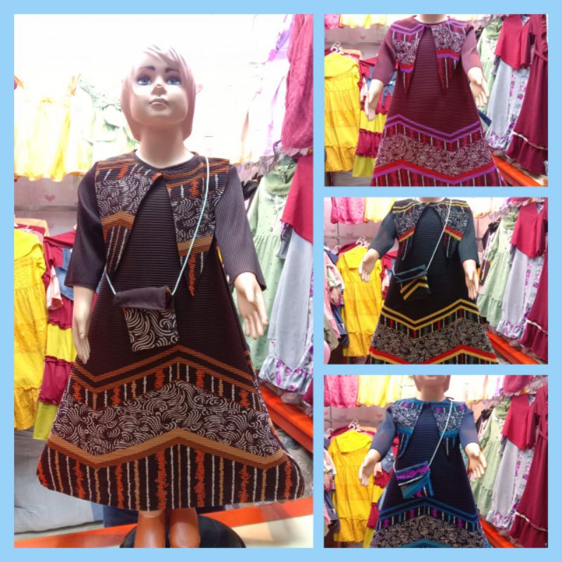 (TERMURAH) BAJU DRESS VIRAL TURUN NAIK ANAK PEREMPUAN/DRESS NAIK TURUN ANAK PEREMPUAN/BAJU ANAK PERE
