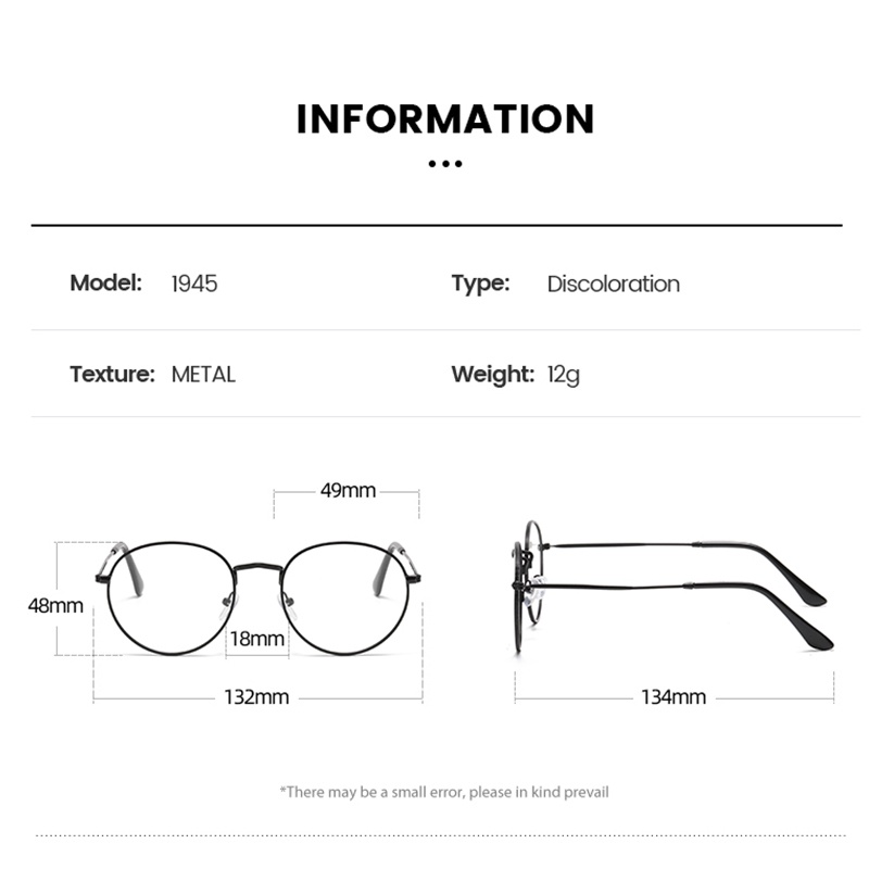 Kacamata Photochromic Anti Radiasi Anti Blue Light Untuk Pria Dan Wanita