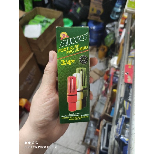 FOOT KLEP 3/4 AIWO / SARINGAN AIR BAWAH PIPA 3/4