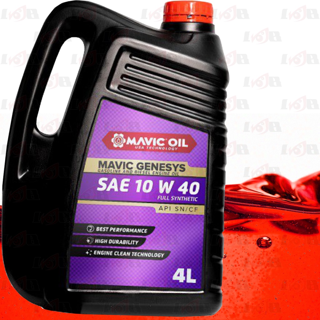 Galon 4 Liter Oli Mavic Geo 10w40 SF/CF jaso MA 2 Mobil Oil