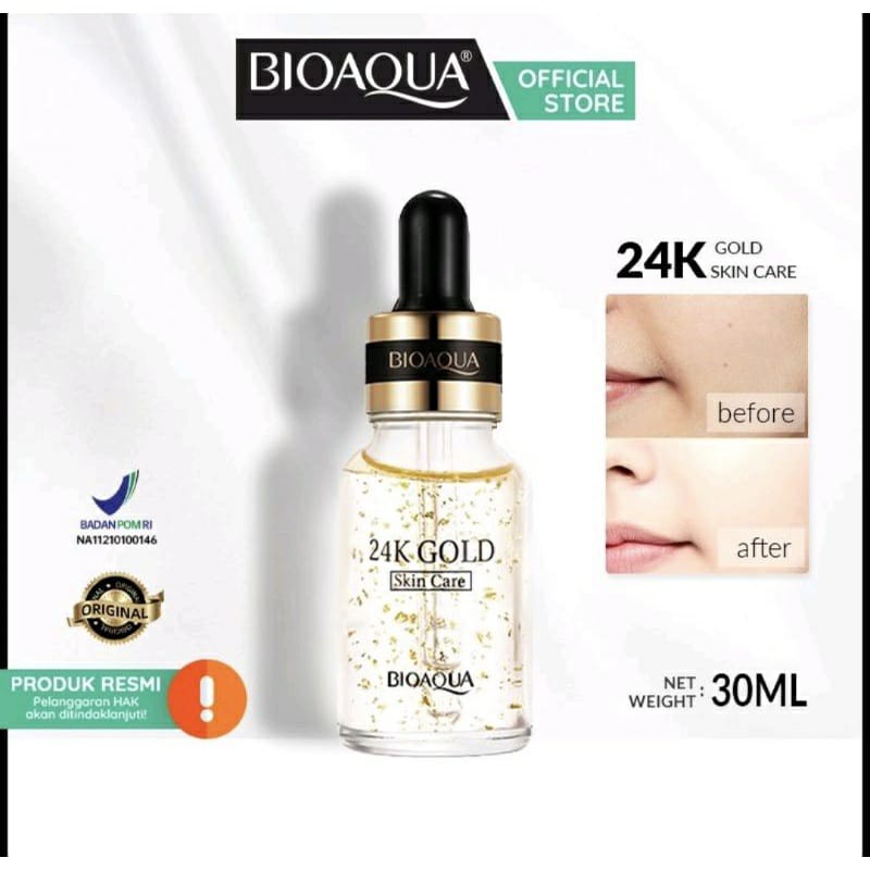 BIOAQUA Serum 24K Gold Essence Cream 24k gold Serum wajah Original BPOM