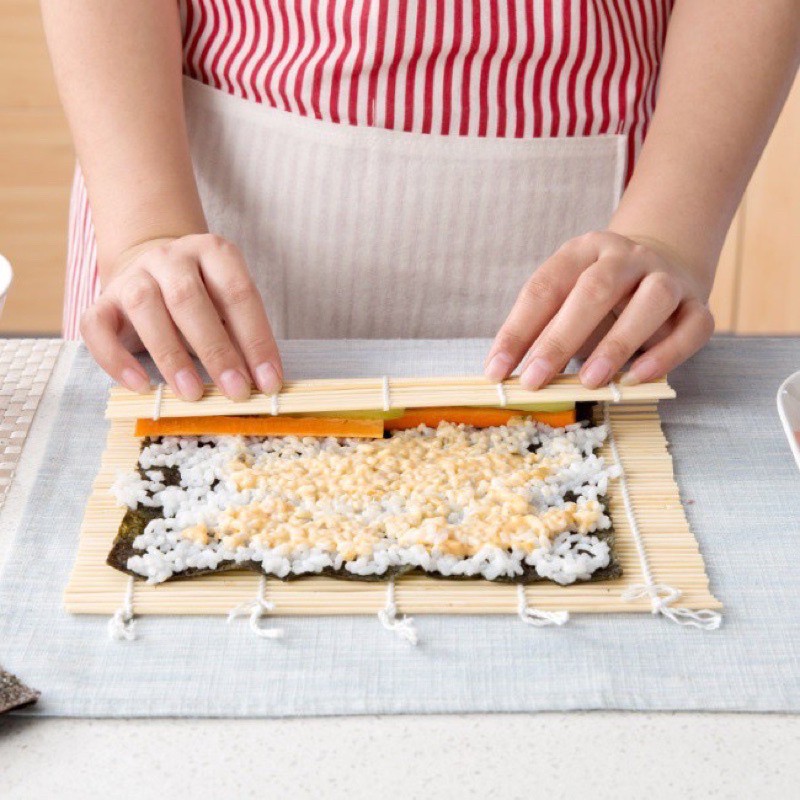 Alat Cetak Gulung Sushi - BAMBOO SUSHI MAT ROLLER