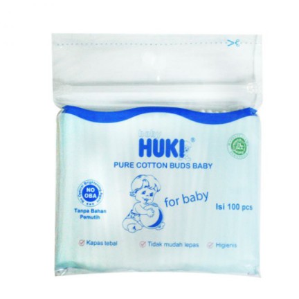 Huki Baby Cotton Bud Small Tip anak bayi Pembersih Telinga