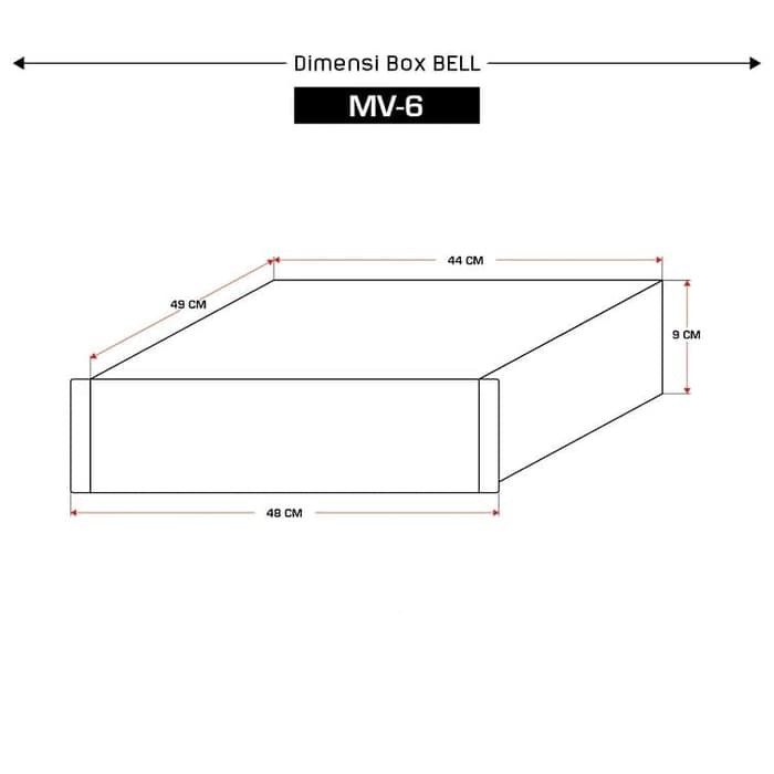 Box Power Amplifier Bell MV6 M-V6 MV 6 Box Bell