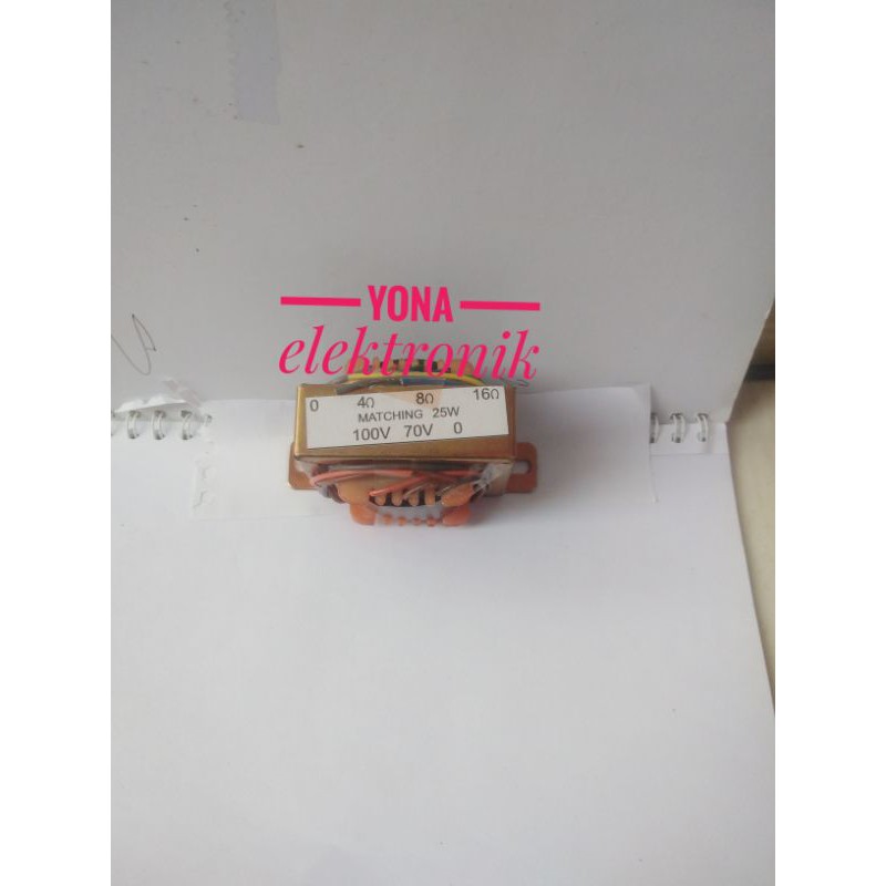 Travo trafo matching toa 25 watt