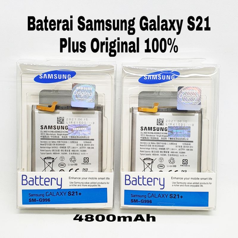 Baterai Samsung Galaxy S21 Plus / G996 EB-BG996ABY Original 100%