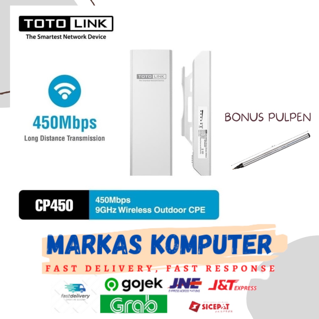 TOTOLINK CP450 P2P 5GHZ HIGH SUPER POWER LONG RANGE 8KM 450Mbps