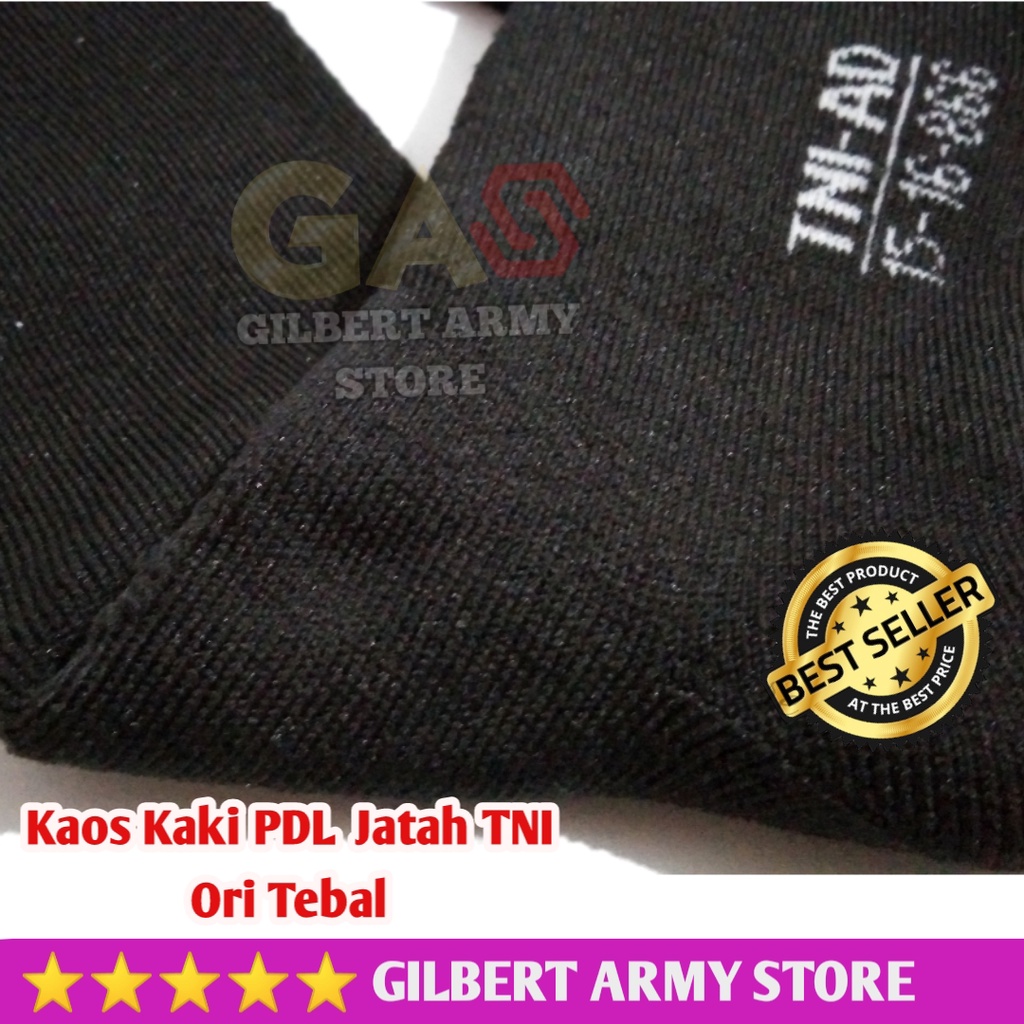 kaos kaki pdl jatah Tni Asli original Hitam Gilbert Army Store Grosir Murah