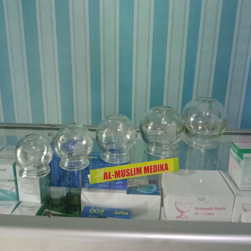 Kop Bekam Api / Alat Bekam api satuan (bijian) / Kop bekam Gelas Api selain sammora