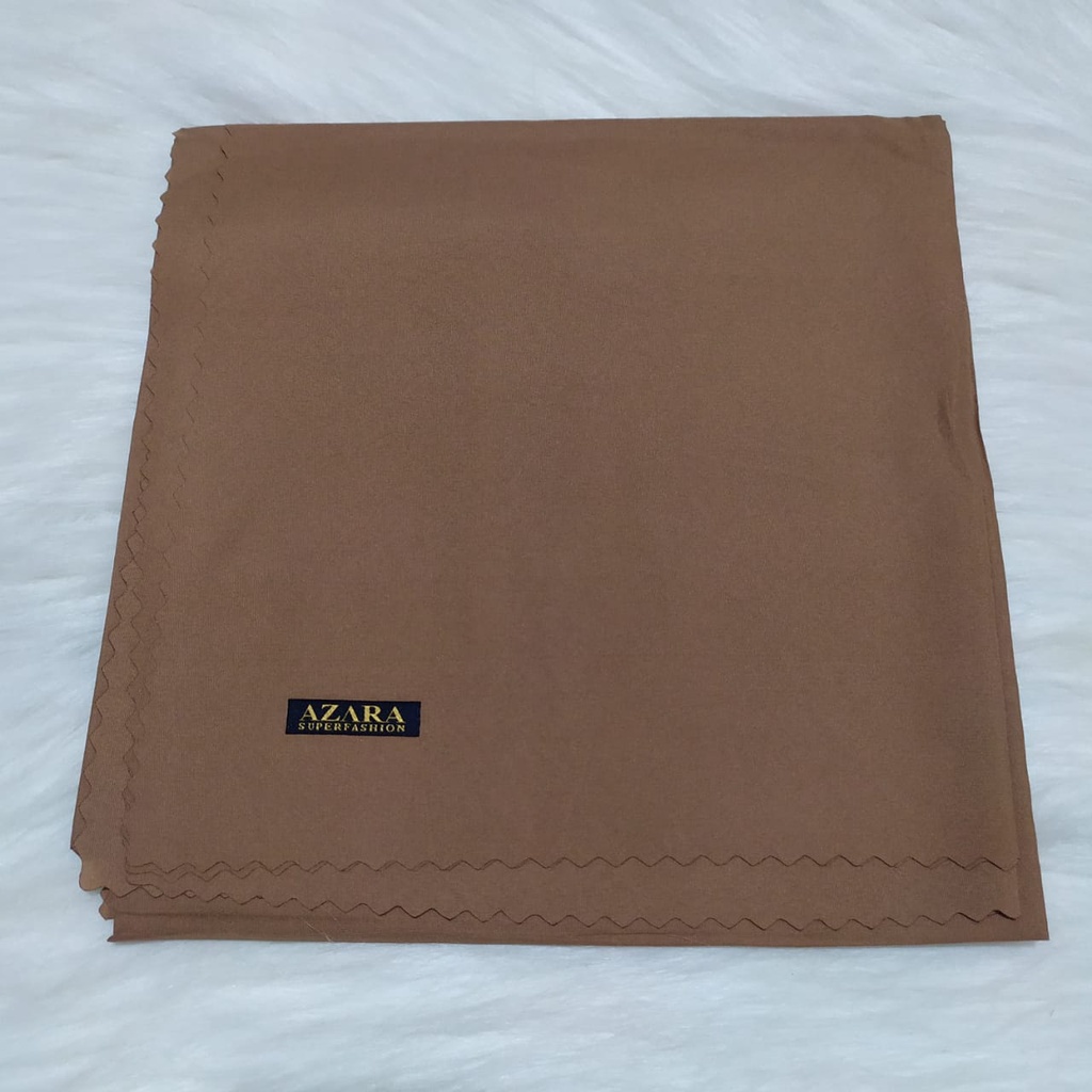 Hijab Azara Oskara / masahi syari 130x130cm LC Jilbab square / segiempat jumbo syar'i Lasercut/Voal-mocca