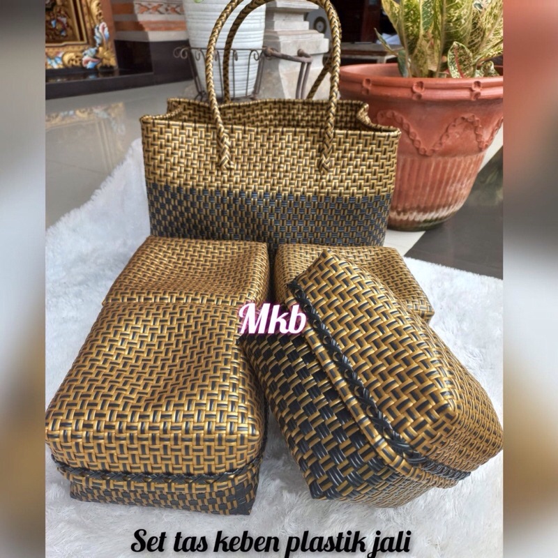 SET TAS KEBEN PLASTIK JALI