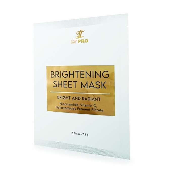 LT Pro Brightening Series Sheet Mask Bright &amp; Radiant Niacinamide Vit C 25 gr