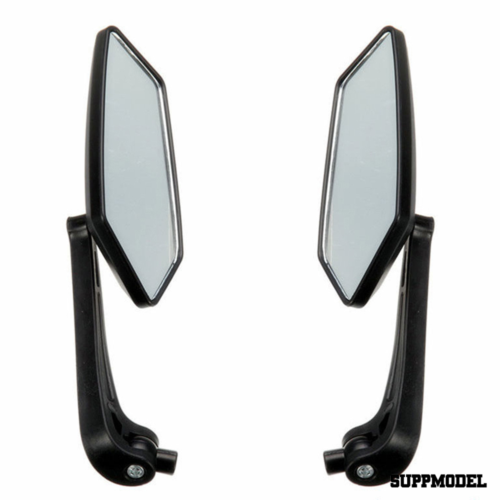 SPM 2Pcs 8/10mm Universal Motorcycle Handlebar Rear View Side Mirrors Replacements