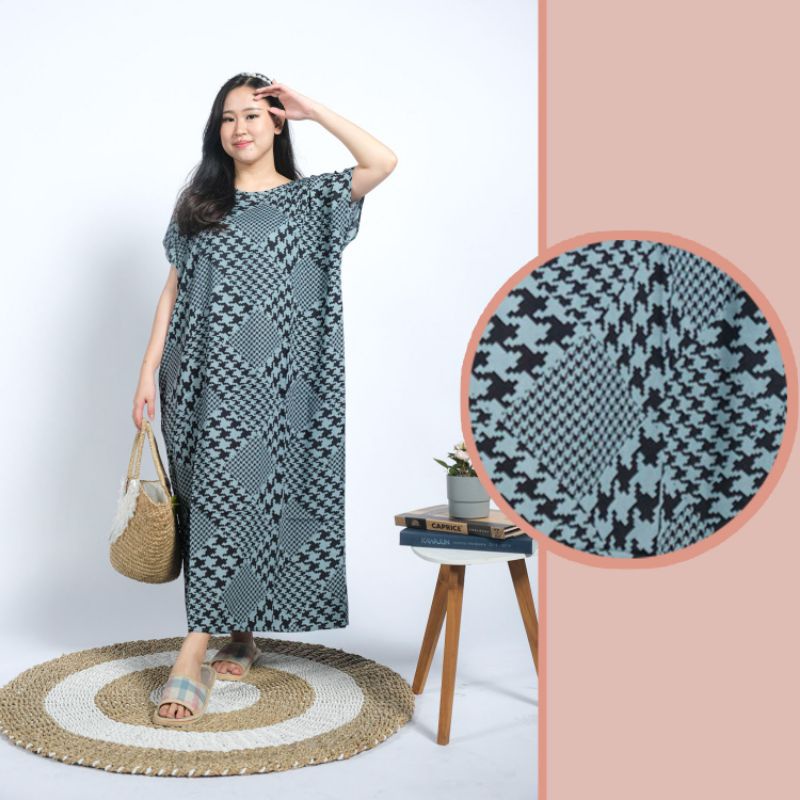 daster bali habel verell panjang semata kaki rayon premium baju tidur murah-K22