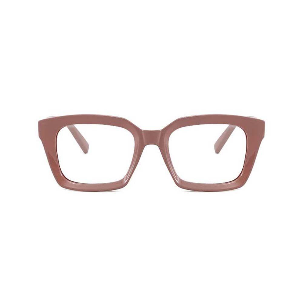 AUGUSTINA Kacamata Anti Radiasi Fashion Hitam Kacamata Komputer Bingkai Tebal Lensa Bening Kotak Wanita Eyeglasses