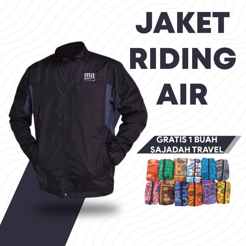 MQ Apparel - Jaket Riding Air Free Sajadah Travel M Midnight