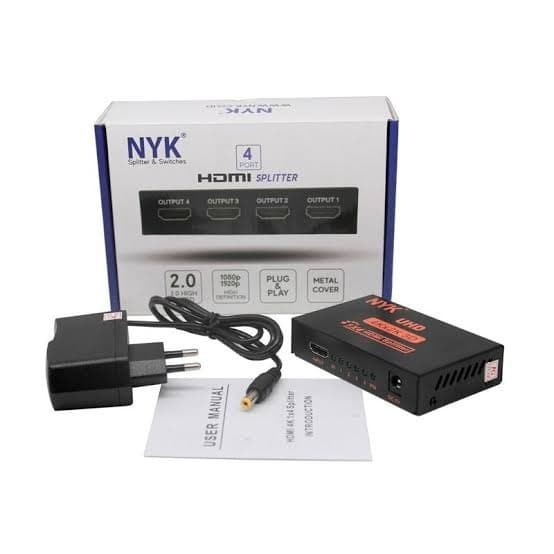 HDTV Splitter 4 Port 1.4 - HDTV Spliter 4 Port NYK