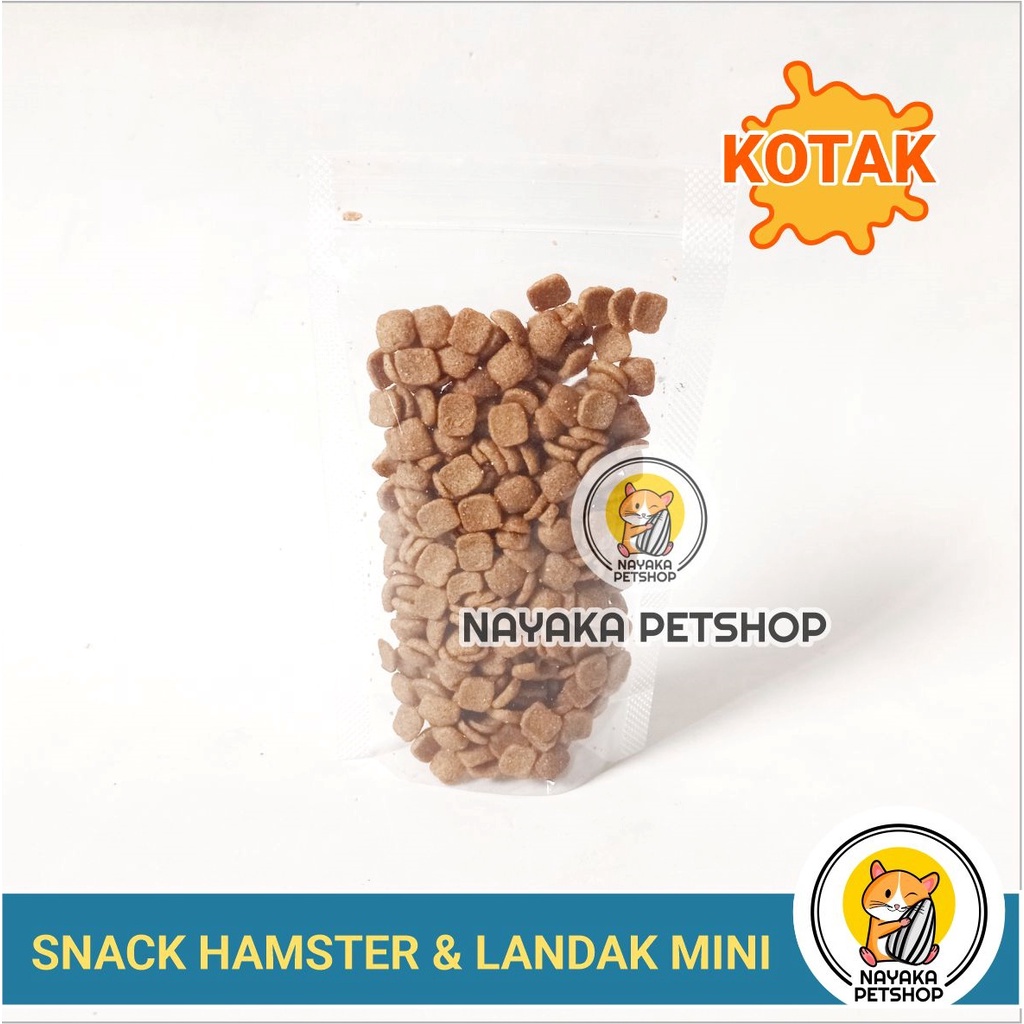 Snack Biskuit Hamster 50 gr Makanan Landak Mini Cemilan Extra Food