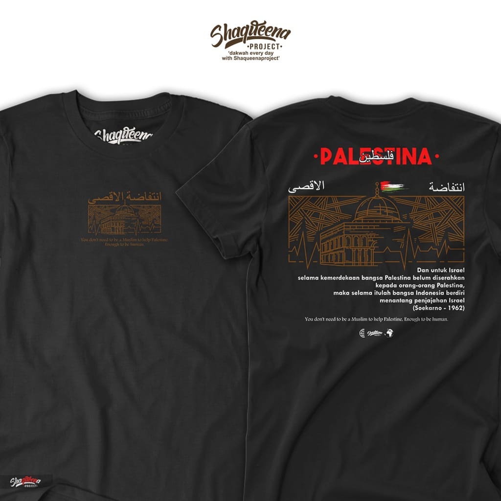 Kaos Palestina - New Original Kaos Dakwah