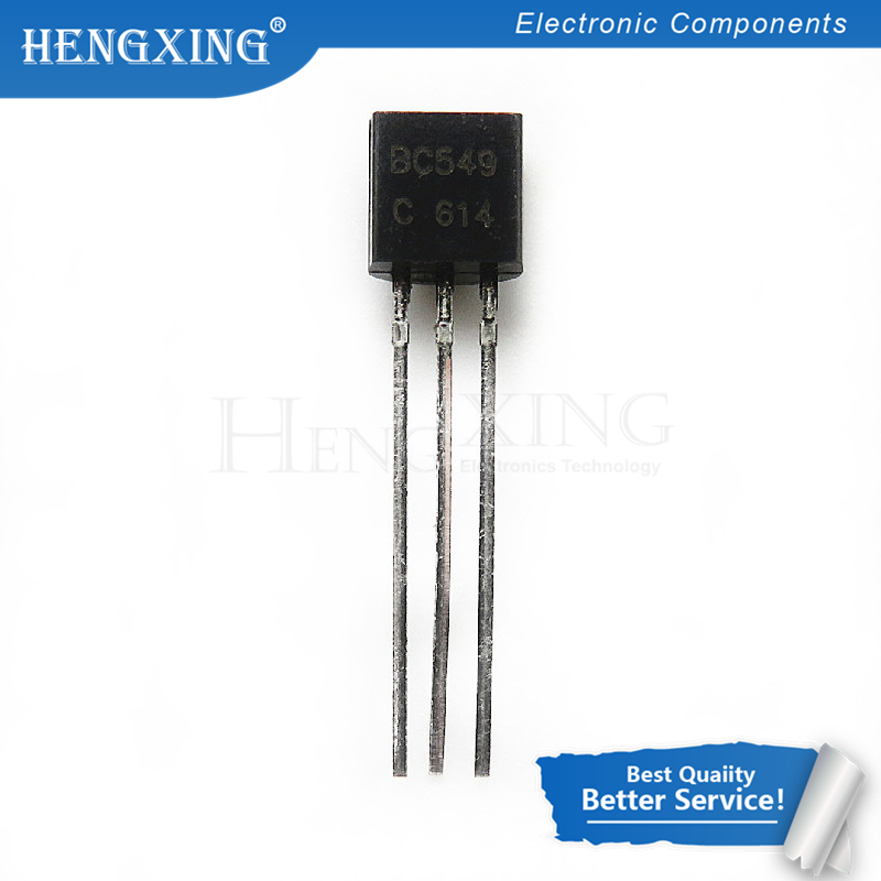 100pcs/lot BC549C BC549 549C TO-92 0.1A 30V In Stock