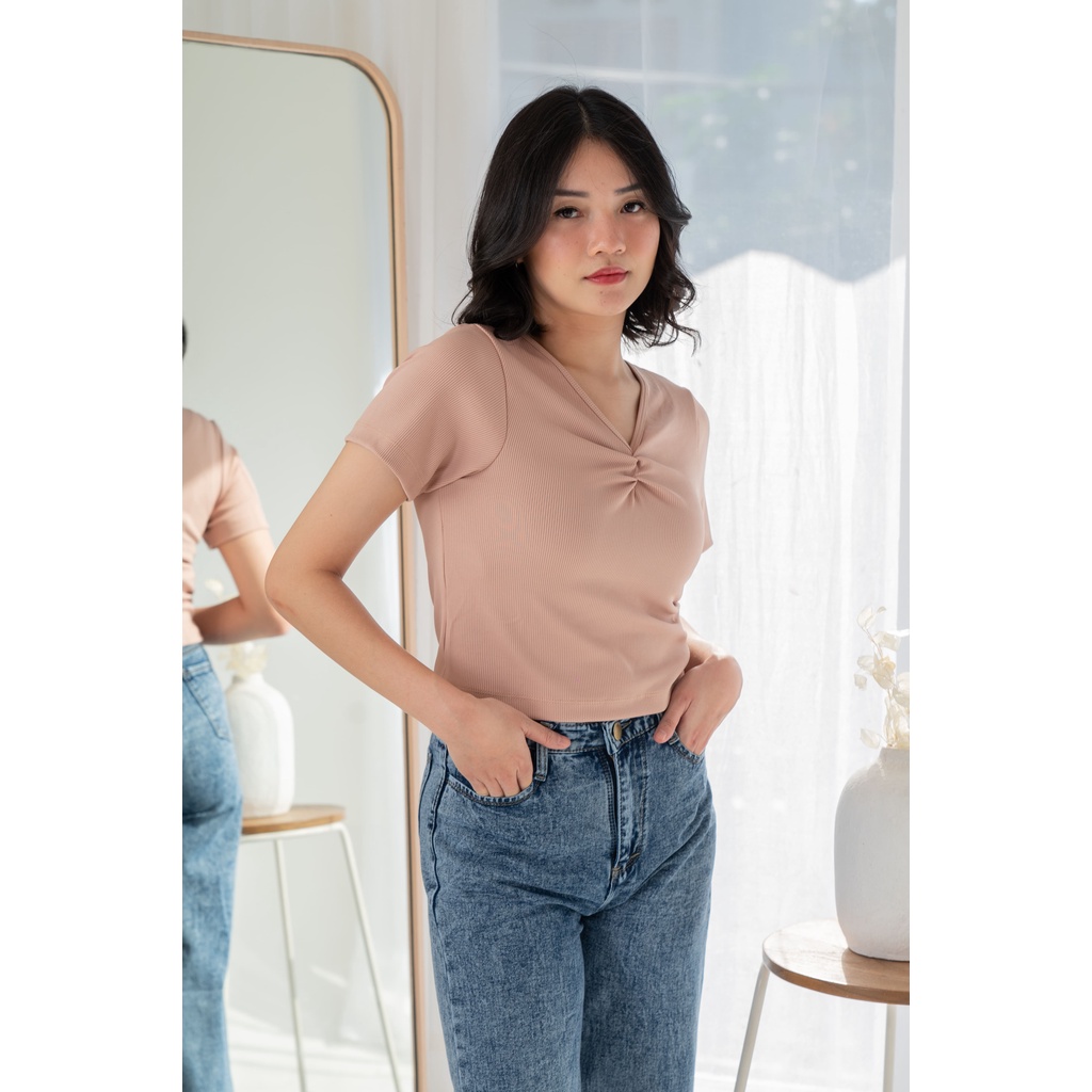 (COD) OH Fashion Gemma tT-shirt Wanita Murah #1339