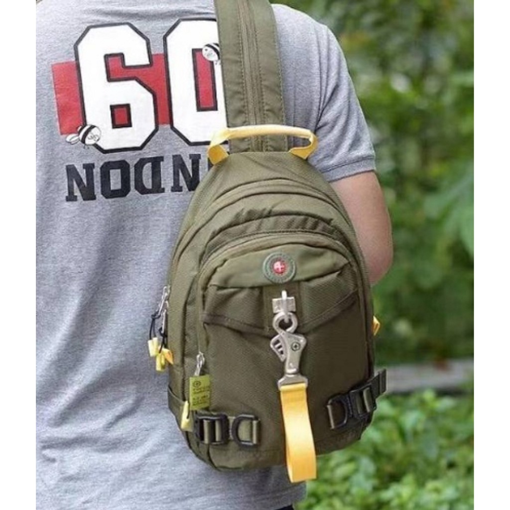 ORIGINAL TOUGH WARRIOR 5539 warrior Multifungsi waistbag Backpack army bag jeansmith waist bag tas Tough tuf