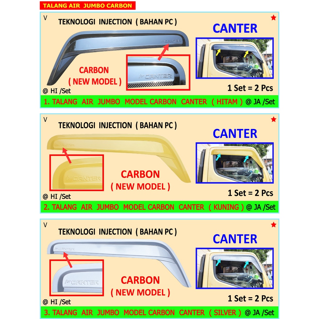 Talang Air Canter Model Giga Slim Lentur Original