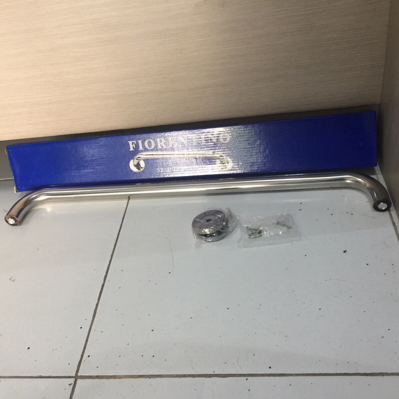 PEGANGAN KAMAR MANDI / TOWEL RACK FLORENTINO STAINLESS STEEL / HANDLE BATHUB FIORENTINO 35 CM / 60CM