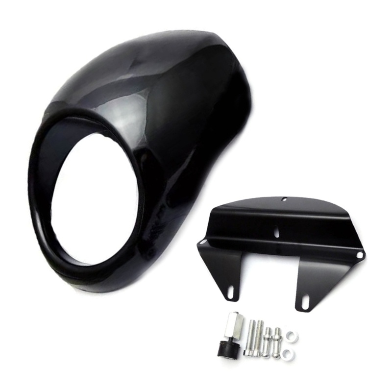 Zzz Fairing Lampu Depan Motor Dirt Bike Warna Hitam Untuk 883 XL 1200