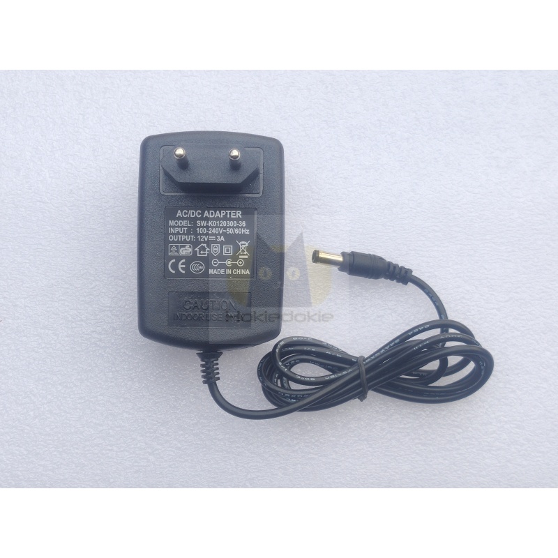 Adaptor, power supply led 5v 12v 3A  5A ujung bulat