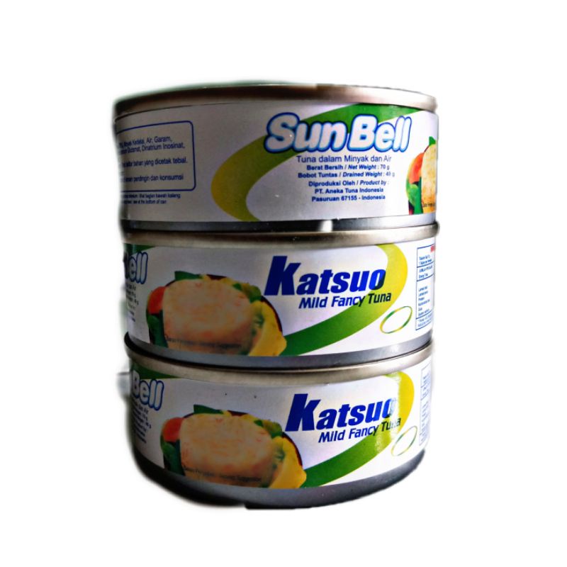 UMPAN IKAN TUNA SUNBELL SANBEL KATSO 70 GRAM SANBEL DEHO KECIL