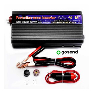 Taffware Car Power Inverter Psw Pure Sine Wave Gelombang Sinus Murni Dc 12v To Ac220v 1000w Shopee Indonesia