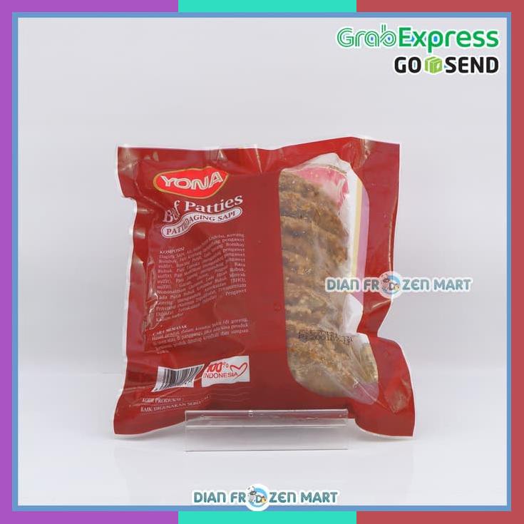 

Daging Sapi Yona Beef Patties 500 Gram