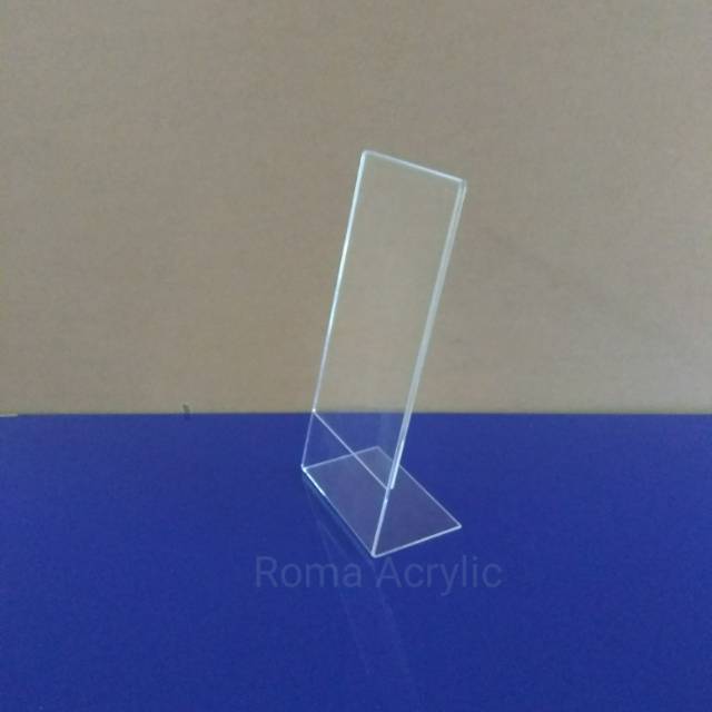 

Acrylic tent holder - Acrylik tempat brosur A6