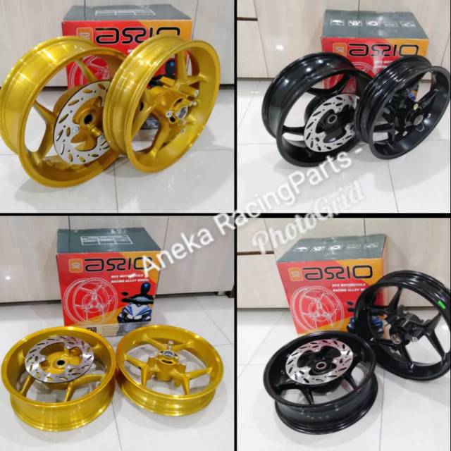 velg tapak lebar yamaha aerox 155 pnp pelak aerox 155 velak aerox double disc velg racing aerox