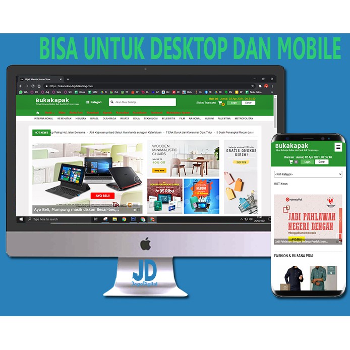 Aplikasi Marketplace Berbasis Web Codeigniter