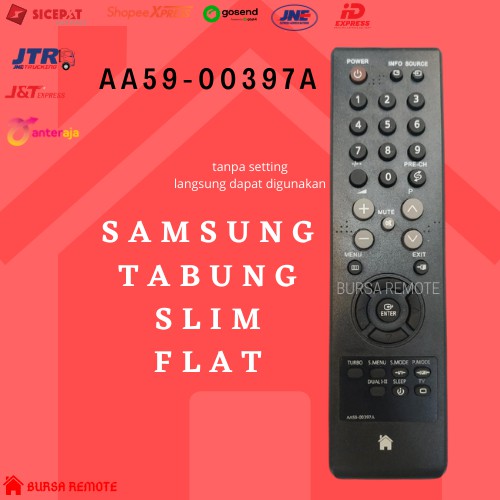 Remot Remote TV TABUNG SLIM FLAT AA59-00397A / ECER DAN GROSIR