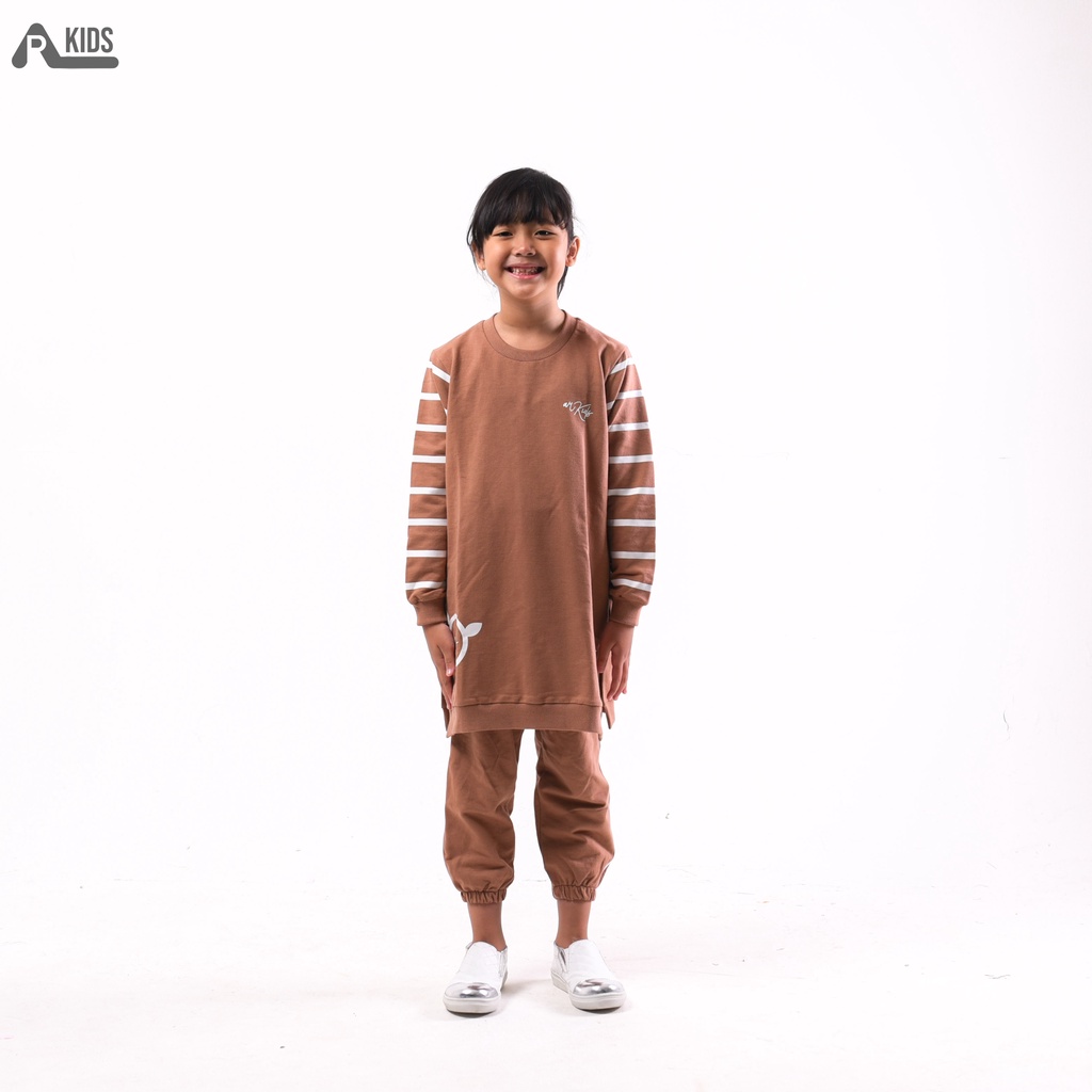 Setelan Anak Perempuan ONE SET BEBY TERRY Warna Coksu