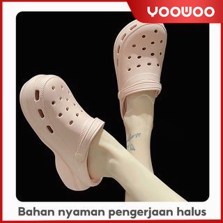 sandal crocs wanita /sandal fuji /Sandal Fashion /sandal selop /sandal wedges /sneaker sol tebal