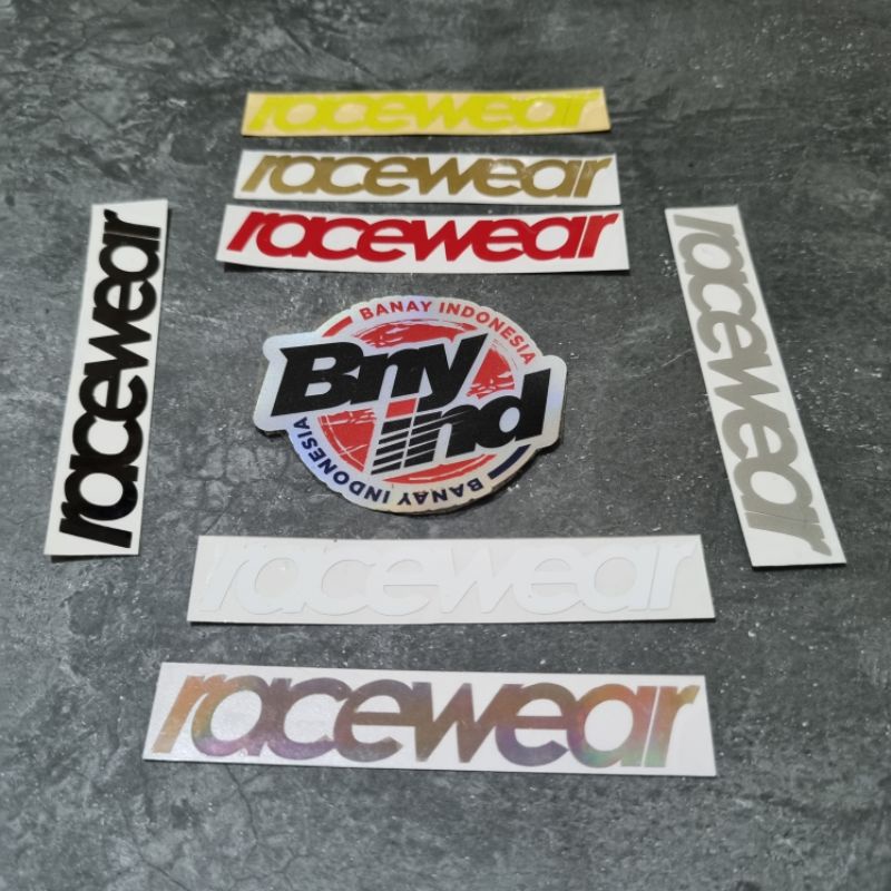 STICKER STIKER RACEWEAR CUTTING