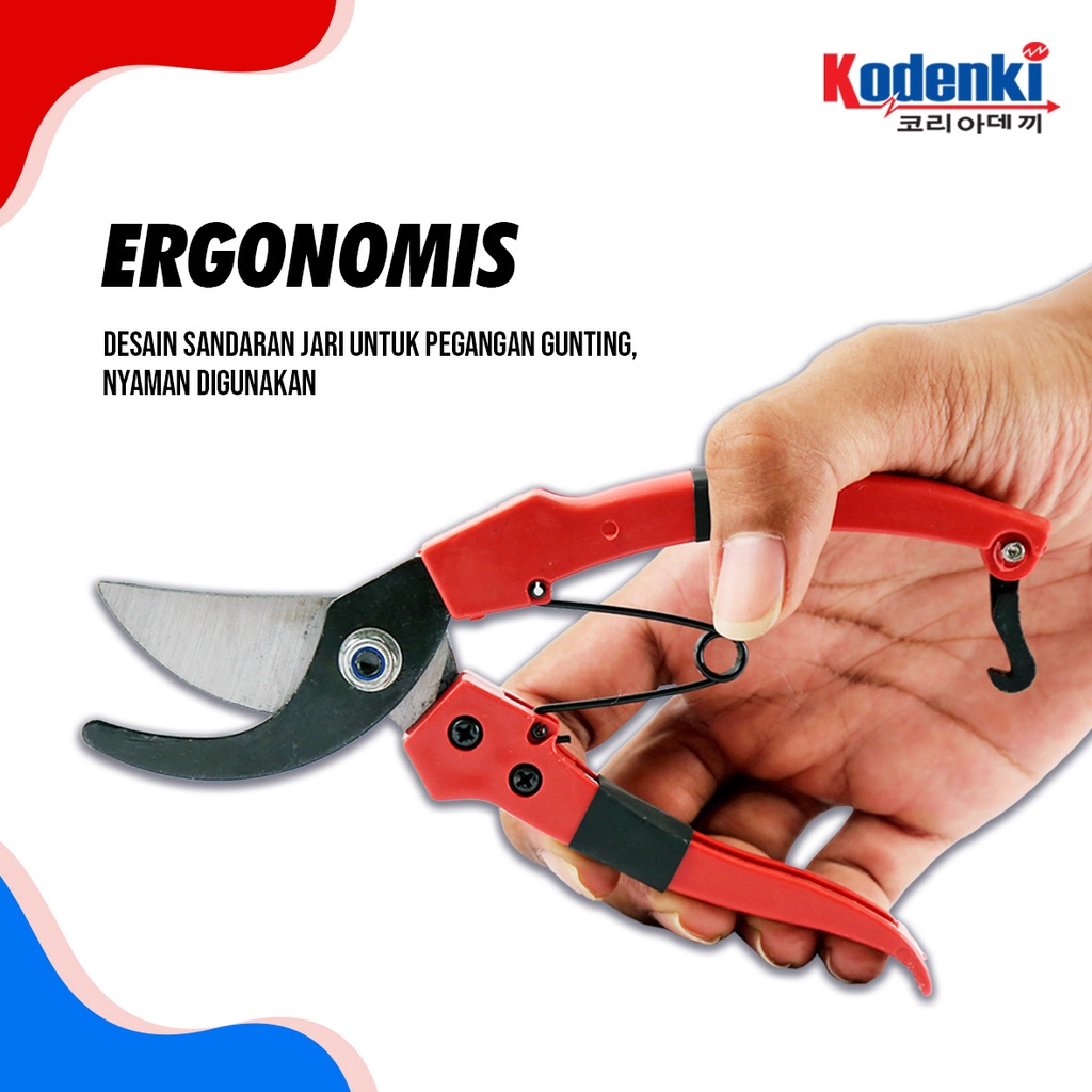 KODENKI LPS201 Pruning Shears 8 In Gunting Dahan Alat Potong Stek