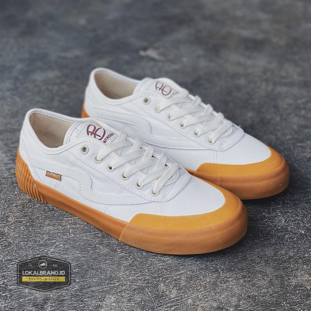 PATROBAS EQUIP WHITE GUM LOW HIGH EQUIP GUM WHITE LOW HIGH ORIGINAL PATROBAS EQUIP