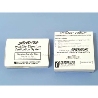 Spectroline Overlay Original USA, Spectroline Signature Murah