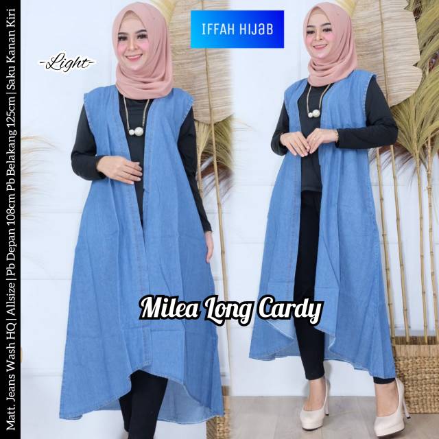 Milea long cardy by iffah hijab