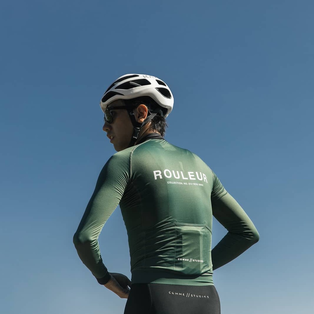 BAJU SEPEDA LENGAN PANJANG LAKI LAKI Jersey Comme Studios Long Sleeve Rouleur