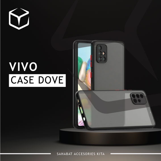 Case Dove Vivo S1 S1pro Z1pro V7 V7plus X50 X50 Pro Aero Case Pelindung Hp