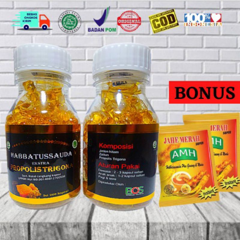 

HABATUSSAUDA EXTRA PROPOLIS TRIGONA / HABATUSSAUDA + ISI 200 Kaps / JINTEN