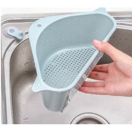 Rak Saringan Sudut Wastafel Cuci Piring Tempat Spons Sikat Spon Sabun Soap Strainer Kitchen Dapur On