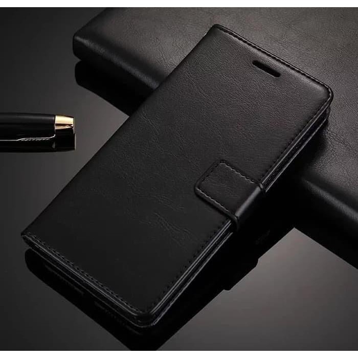 FLIP COVER SAMSUNG J7 PRO LEATHER CASE MODEL DOMPET