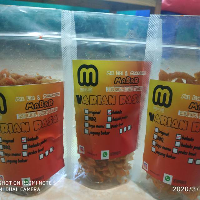 

Mie lidi & makaroni